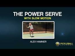 Maybe you would like to learn more about one of these? The Power Serve With Slow Motion Youtube Pickleball Pickleball Tips Fun Workouts