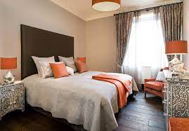 Gray and orange bedroom, grey and coral bedroom coral and … | find out the most recent images of gray teal and orange bedroom here, and also you can get the image here simply image posted uploaded by vocalr that saved in our collection. Grey And Orange Bedroom Houzz