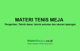 Lompatan saat meraih ring kurang tinggi. Tenis Meja Pengertian Teknik Dasar Sejarah Dan Ukuran Lapangan