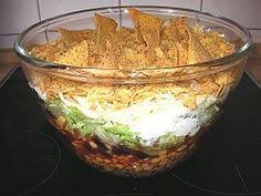 Mexikanischer Schichtsalat Rezept Mit Bild Rezept Nacho Salat Rezept Nacho Salat Mexikanischer Schichtsalat