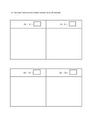 Soalan Peperiksaan Akhir Tahun Matematik Tahun 1 2015 Kertas 2 Math Exercises Math Chart
