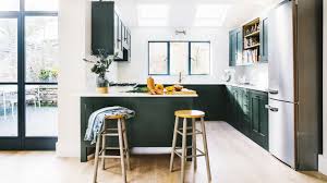 The built in glass hutch. This Kitchen Color Will Add Value To Your Home Real Homes