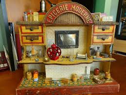 Antique French Epicerie Moderne Wooden Doll House Shop With Accessories Wooden Dollhouse Dolls House Shop Doll House