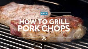 Season the pork chop with salt and pepper or your favorite spice rub and set aside. How To Grill Pork Chops The Right Way Grilling Fridays Serious Eats Youtube