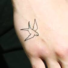 Swallow Bird Tattoo On Hand Meaning Zayn Malik Simple Bird Tattoo Birds Tattoo Bird Tattoo Wrist