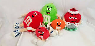 M M Lot M And M S Plush Toy Candy Lot Vintage Green Red Orange Wings Sled Fun Mm Vintage Green Plush Toy Plush