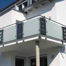 Railing With Glass And Sheet Metal Balcony Railing Design Railing Design Sheet Metal