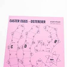 Cute bunny and egg designs to choose from! How To Make A Paper Egg Very Easy With Free Template Papershape