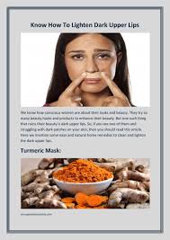 Apply sunscreen to your upper lip and the rest of your face daily. Know How To Lighten Dark Upper Lips By Stackumbrella Issuu