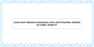 Cara membuat foto hitam putih berwarna coreldraw. Cara Membuat Bingkai Sederhana Untuk Undangan Di Corel Draw X7
