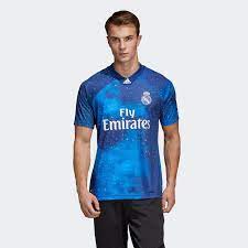 Real madrid ea sports galactico jersey ebay. 18 19 Real Madrid Ea Sports Blue Jersey Shirt Real Madrid Cheap Soccer Jerseys Online Store Soccer Jersey Jersey Shirt Soccer