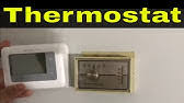 This thermostat has a keypad lockout feature that prevents any unwanted use of it. How To Unlock White Rodgers Thermostat Keypad Up300c Youtube