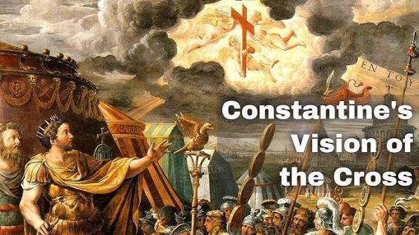27th October 312: Constantine the Great receives his Vision of the Cross  that starts his conversion