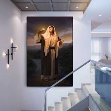 And that he was humble. Jesus God Poster Charity Is The Pure Love Of Christ Paintings On Canvas Modern Art Decorative Wall Pictures Home Decoration Shopee Malaysia