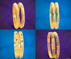 Grt Jewellers Gold Bangle Designs South India Jewels Gold Bangles Plain Jewelry Gold Bangles Design
