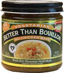 Better than bouillon is a convenient alternative to getting all the flavor of broths in your cooking, but in a more convenient way. Better Than Bouillon Vegetarian No Chicken Base