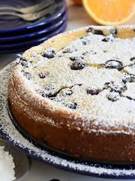 Italian Ricotta Cheese Cake With Blueberries Ricotta Recipes Dessert Blueberry Desserts Blueberry Recipes