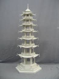 Pagoda Accessories For Interior Decoration Wedding Party Chinoiserie Style Asian Artwork Two Worlds Art