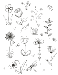 In just six steps, you'll be able to make point flowers.all you have to decide is what. Simple Flower Doodle Drawings Novocom Top