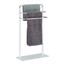 Our 3 tier wall mounted towel rail is ideal for storing and airing your towels in the bathroom. Relaxdays Towel Rack Chromed Metal Towel Holder Hwd 80x45x20 Cm Clothes Valet 3 Rails White Silver Buy Online In Botswana At Botswana Desertcart Com Productid 110391590