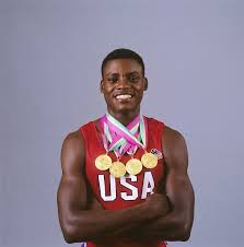 Carl lewis lors des jeux olympiques de 1984. Carl Lewis The Man Who Beat Age Gravity History Logic And The World To Win A 9th Olympic Gold Medal At The 1996 Atlanta Olympics