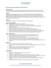 San francisco, california 9,845 followers. Pearson Campus Ambassador Job Description