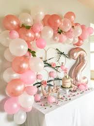 Balloon Decoration Simple Easy Birthday Decoration Ideas Simple And Sweet Maileg Birthday Party Mel Marie Blog Diy Birthday Decorations Birthday Decorations Balloon Garland Diy