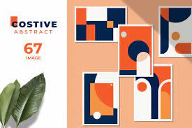 Modern abstract pattern with geometrical squares elements. Abstract Geometric Shapes Graphics Youworkforthem