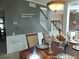 The right color placement is as important as the right paint colors. Perfect Gray Paint Color To Update A Dining Room A Pretty House Rocks Home Decorating Blog