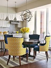 Classic dining room with terracotta flooring and full height windows covered with patterned draperies and valences. 9 Eclectic Dining Room Ideas That Will Make You Long For A Makeover Inspiration Ideas Brabbu Design Forces