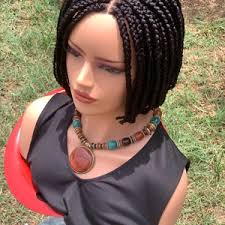 Ready to Ship Braided Senegalese Twist Wig for Black Women Llightweight  Short Braids Wig Glueless Bob Wig Short Braids Wig Cheap Wig
