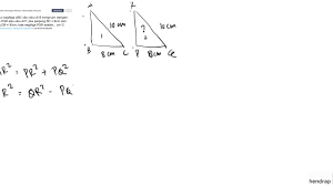 Maybe you would like to learn more about one of these? Menghitung Luas Segitiga Pqr Jika Diketahui Segitiga Abc Siku Siku Di B Bc 8 Cm Dan Qr 10 Cm Youtube