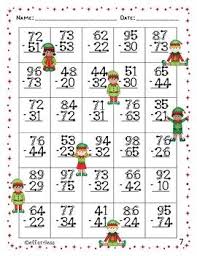 Maybe you would like to learn more about one of these? Christmas Touch Math Double Digit Subtraction No Regrouping Touch Math Math Subtraction Math Doubles