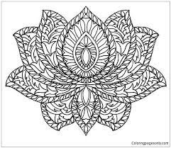 Lotus Mandala Coloring Page Free Coloring Pages Online Paginas Para Colorear De Flores Paginas Para Colorear De Animales Paginas Para Colorear