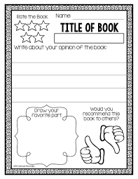 Opinion Writing Kindergarten Book Report Kindergarten Books Kindergarten Writing