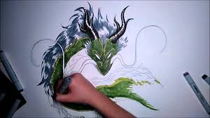 Chinesischer Drache Speed Drawing Youtube