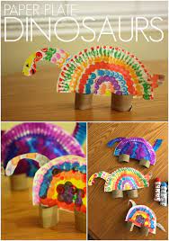 Here are 20 fun and simple activities for toddlers that will keep them engaged and busy with sensory, fine motor, problem solving and curiosity! Colorful Paper Plate Dinosaurs For Kids Toddler Approved Daycare Activities Dinosaurs Preschool Dinosaur Activities