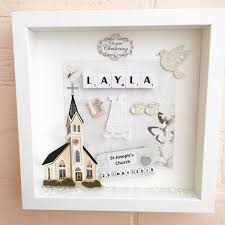 Simply ask some parents are more than willing to offer ideas for christening gifts. Personalised Christening Frame Custom Christening Gift Gift From Godparents Gift For Godchild Personalised Christening Gifts Christening Frames Christening