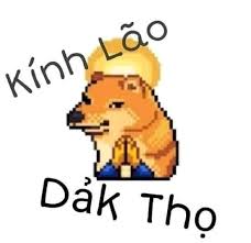 Cheems chắp tay lại kính lão dảk thọ - Ảnh chế meme