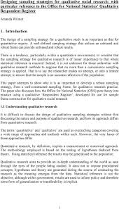 This sample qualitative research research paper is published for educational and informational purposes only. 1 Introduction Amanda Wilmot Pdf Free Download