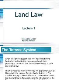 Background of the torrens system of registration. Bsb511 Lecture 3 Torrens System Amp Nlc