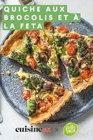 Quiche Aux Brocolis Et A La Feta Recette Hellofresh Recette Pate Pour Quiche Quiche Au Brocoli Pizza Legume