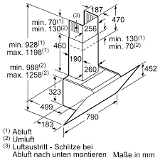 / wie findet man die tatsächlich benötigte luftförderleistung eines dunstabzugs heraus? Siemens Lc87khm60 Wandesse