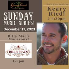 Sunday Music Series!: Live Original Music by Keary Ried! — Grassy Creek