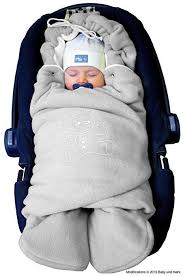 Amazon Com Byboom Baby Swaddling Wrap Car Seat And Pram Blanket For Winter The Original With The Bear Baby Baby Car Seats Child Car Seat Car Seats
