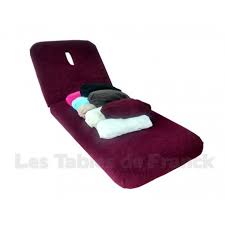 drap housse coton eponge pour tables de massage 70cm