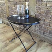 Black Metal Butler Tray Table Butler Table Tray Table Butlers Tray Table