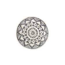 Allure white green blue pom pom round bath rug mat 26.7. Hkliving Bathmat Round Cotton O60cm Orangehaus