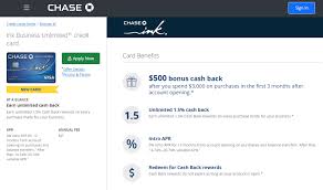 The ink business cash® credit card is a great option for business owners who don't pay tens of thousands of dollars in expenses annually. Chase Ink Business Unlimited Credit Card Review Huge Sign Up Bonus Elite Personal Finance
