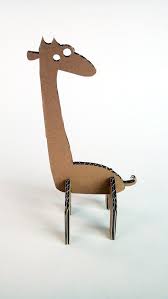 Kartonowe Zabawki Zyrafa Cardboard Toys Giraffe Z Kartonu Cardboard Toys Cardboard Design Giraffe